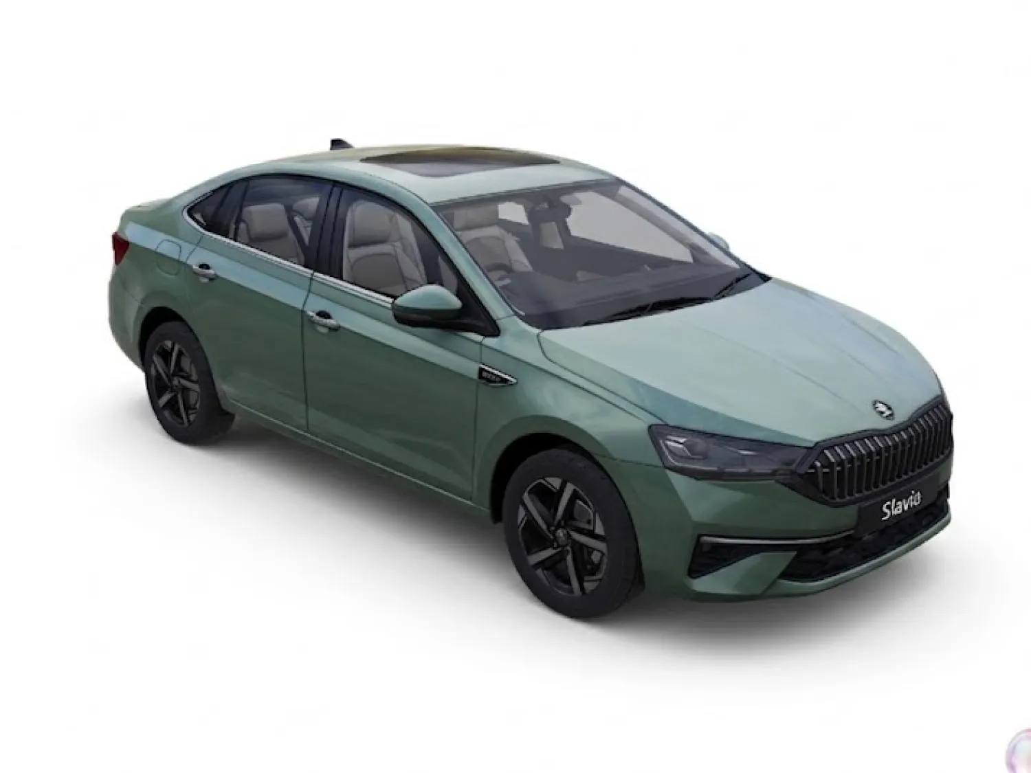 Skoda Slavia Shimla Green